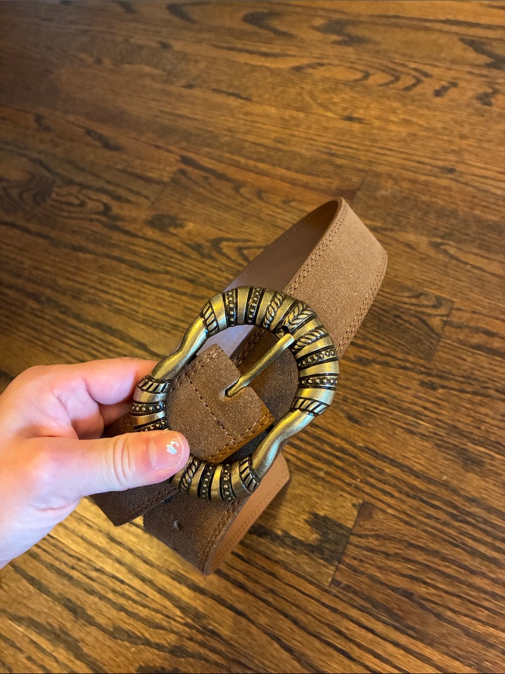 Mango suede belt NWOT